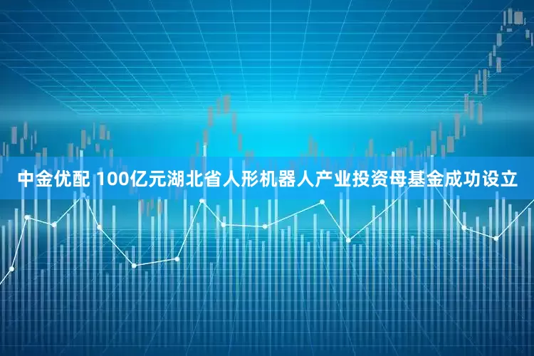 中金优配 100亿元湖北省人形机器人产业投资母基金成功设立