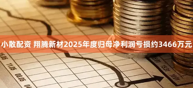 小散配资 翔腾新材2025年度归母净利润亏损约3466万元